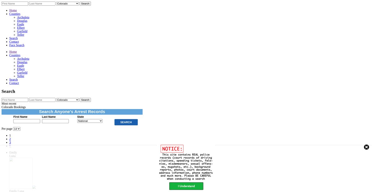 Preview of colorado.arrests.org