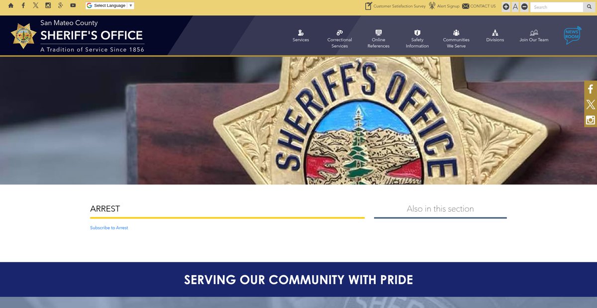 Preview of smcsheriff.com