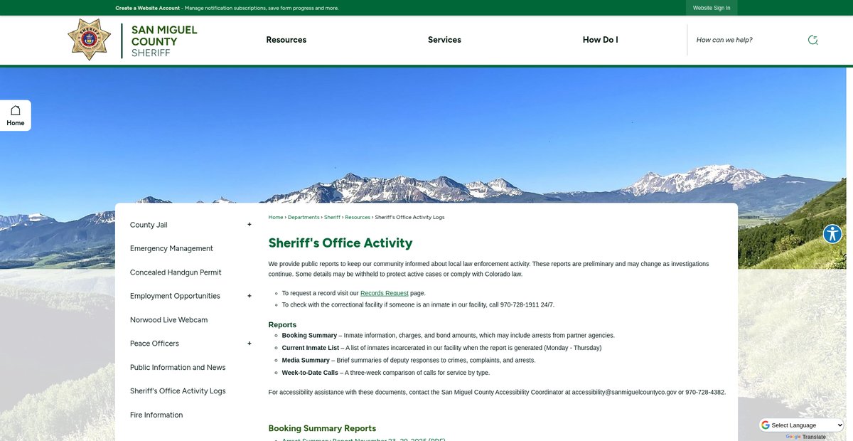 Preview of sanmiguelcountyco.gov