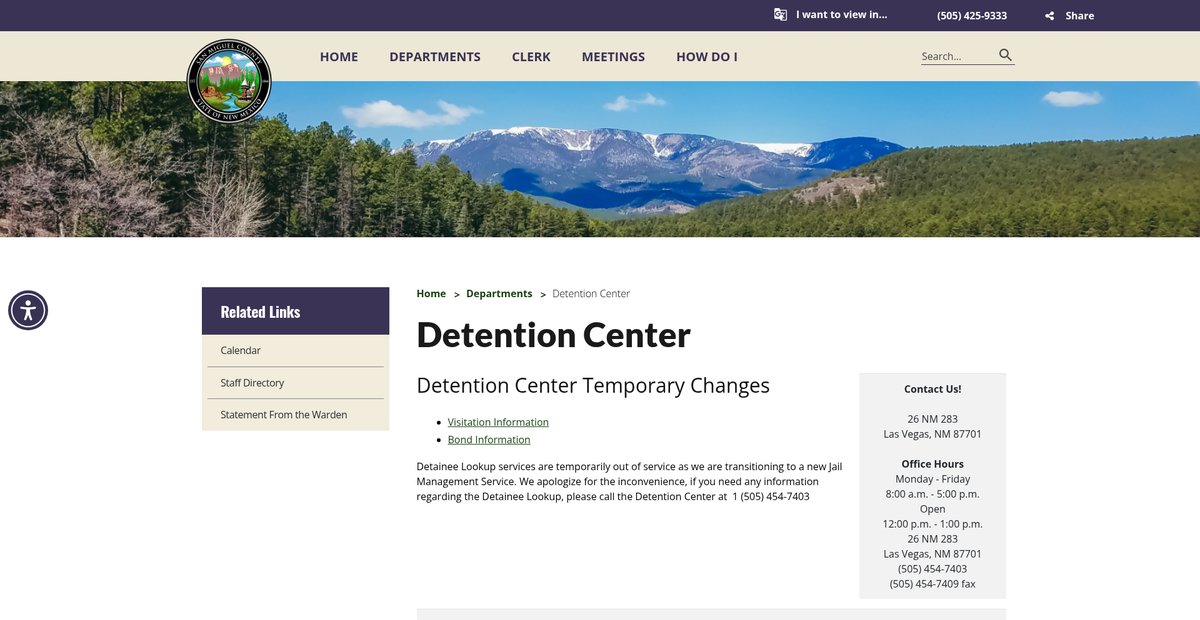 Preview of co.sanmiguel.nm.us