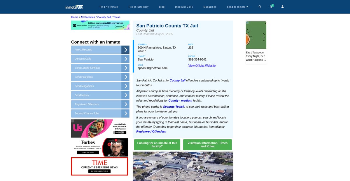 Preview of inmateaid.com