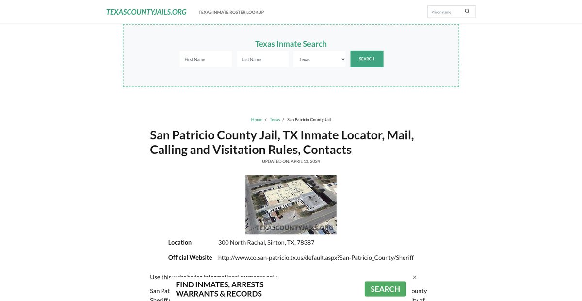 Preview of texascountyjails.org