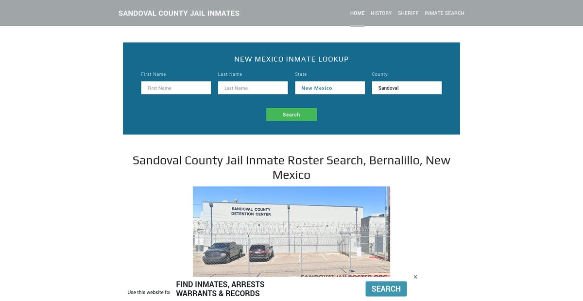 Preview of sandovaljailroster.org