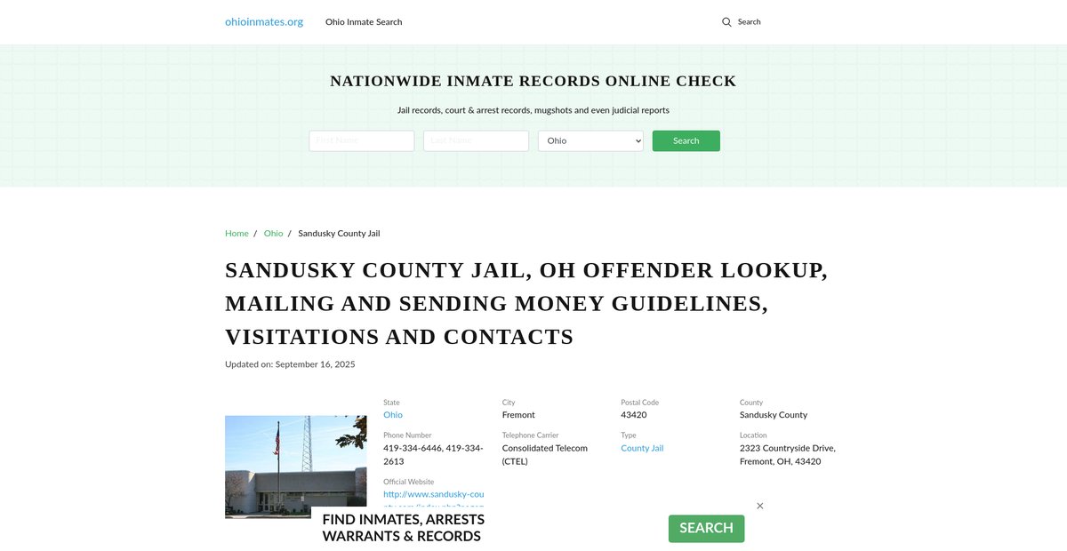 Preview of ohioinmates.org