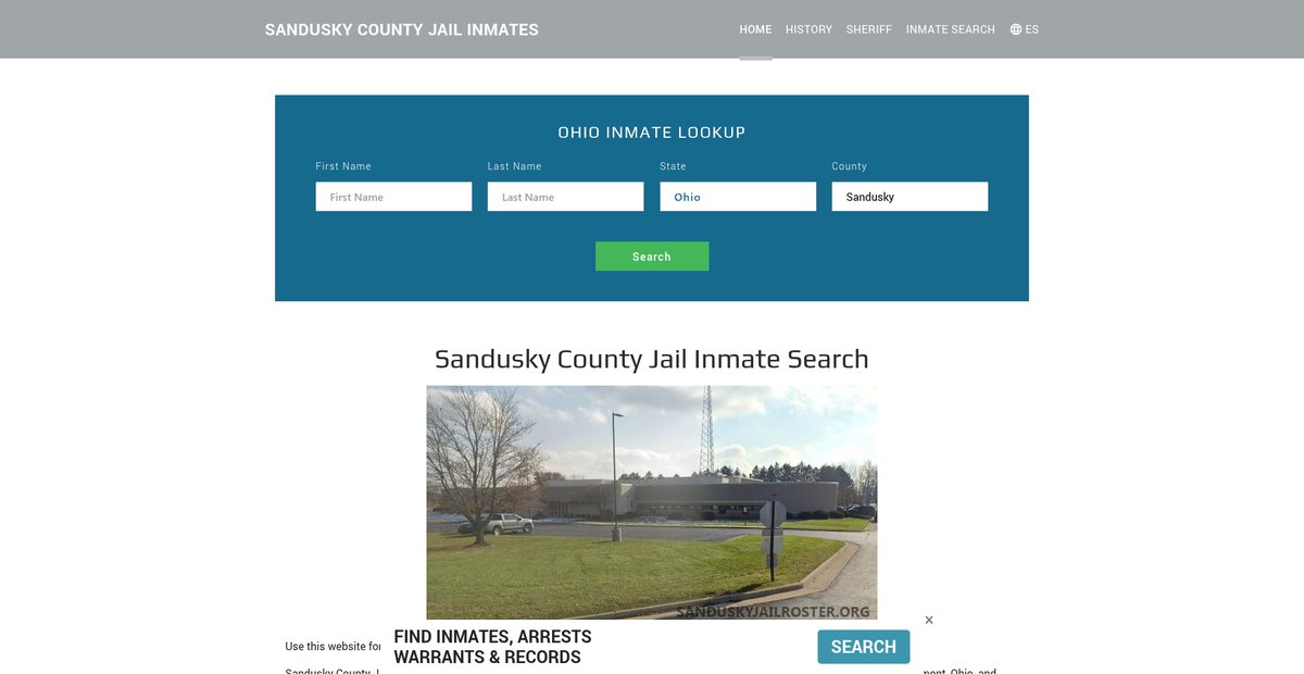Preview of sanduskyjailroster.org