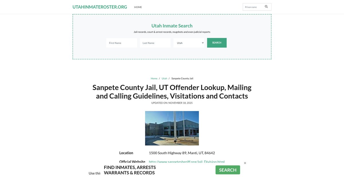 Preview of utahinmateroster.org