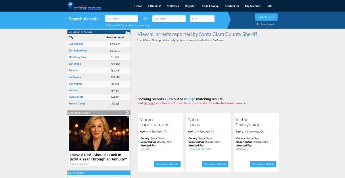 Preview of localcrimenews.com