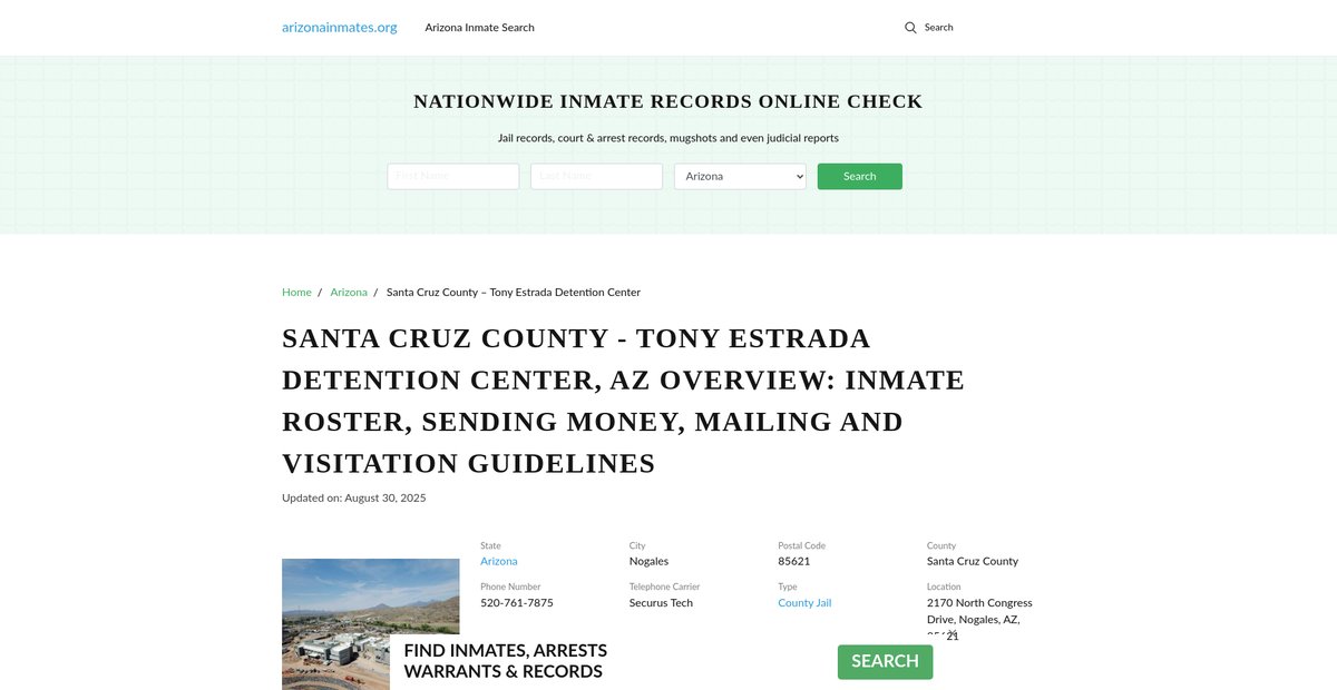 Preview of arizonainmates.org