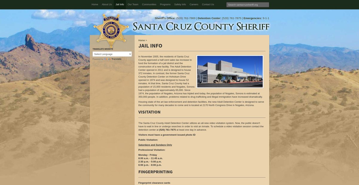 Preview of santacruzsheriff.org