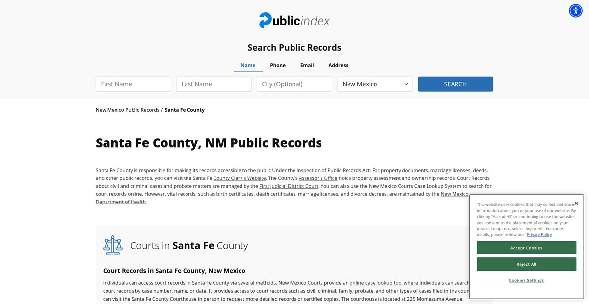 Preview of newmexico.thepublicindex.org