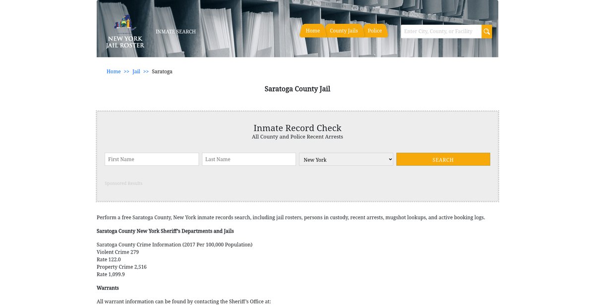 Preview of newyorkjailroster.com