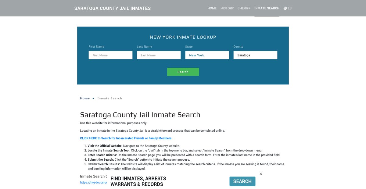 Preview of saratogajailroster.org