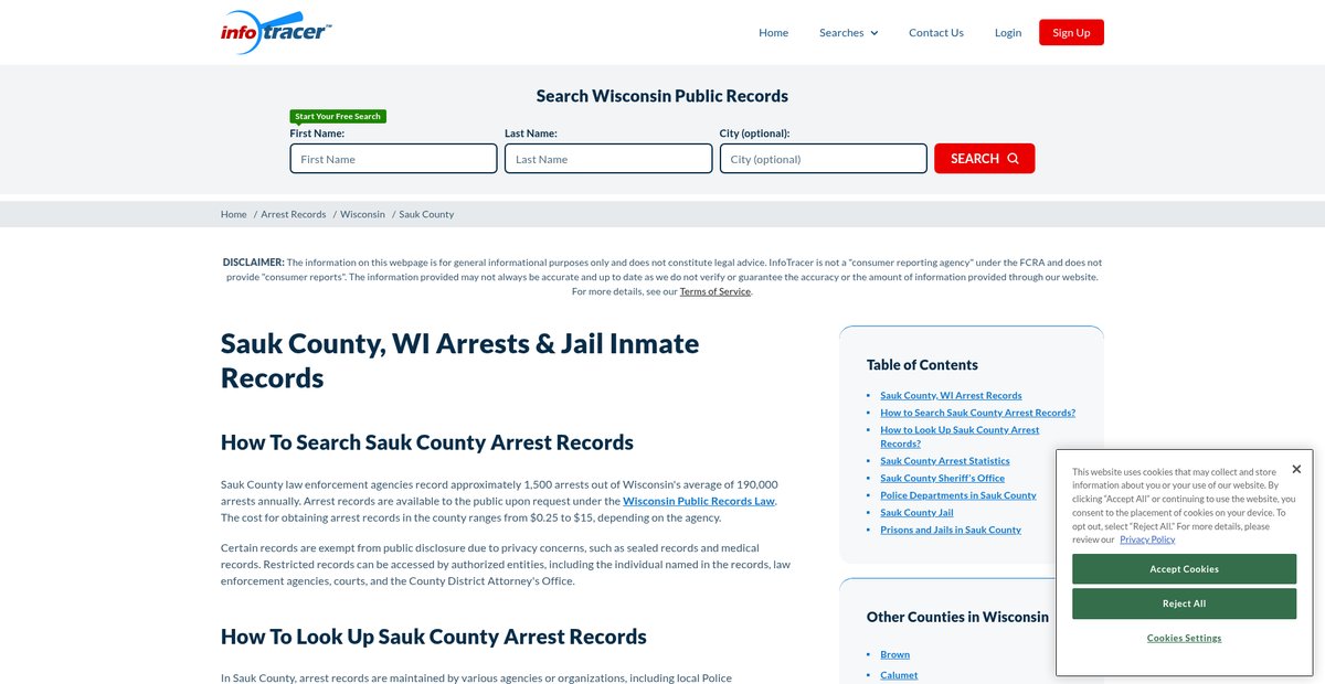 Preview of infotracer.com