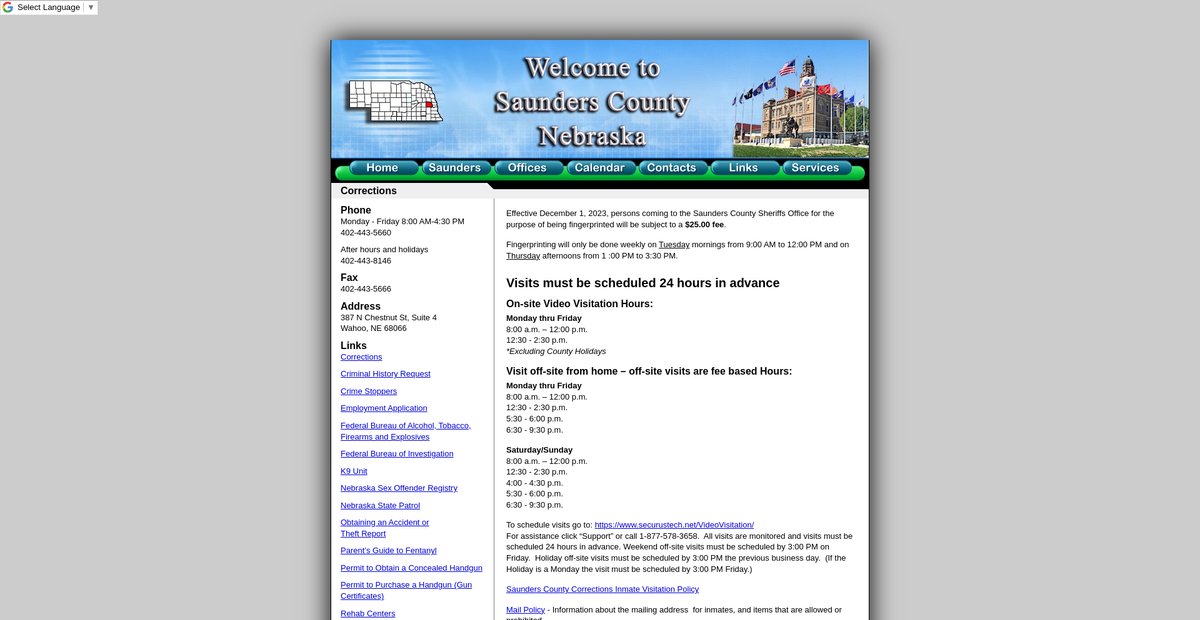 Preview of saunderscounty.ne.gov