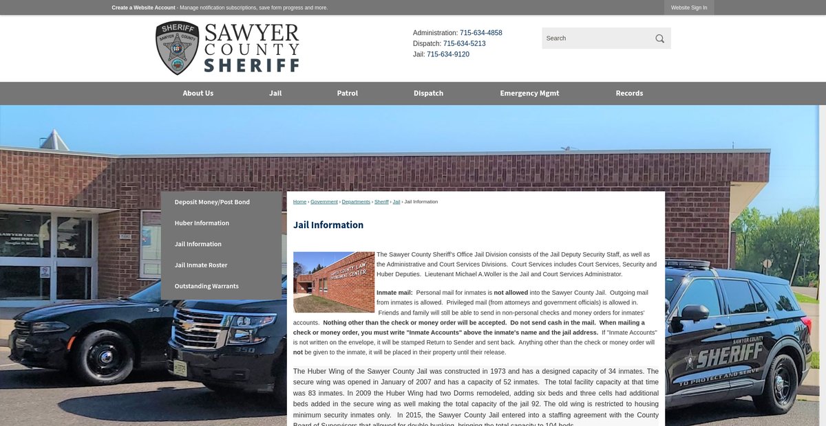 Preview of sawyercountygov.org
