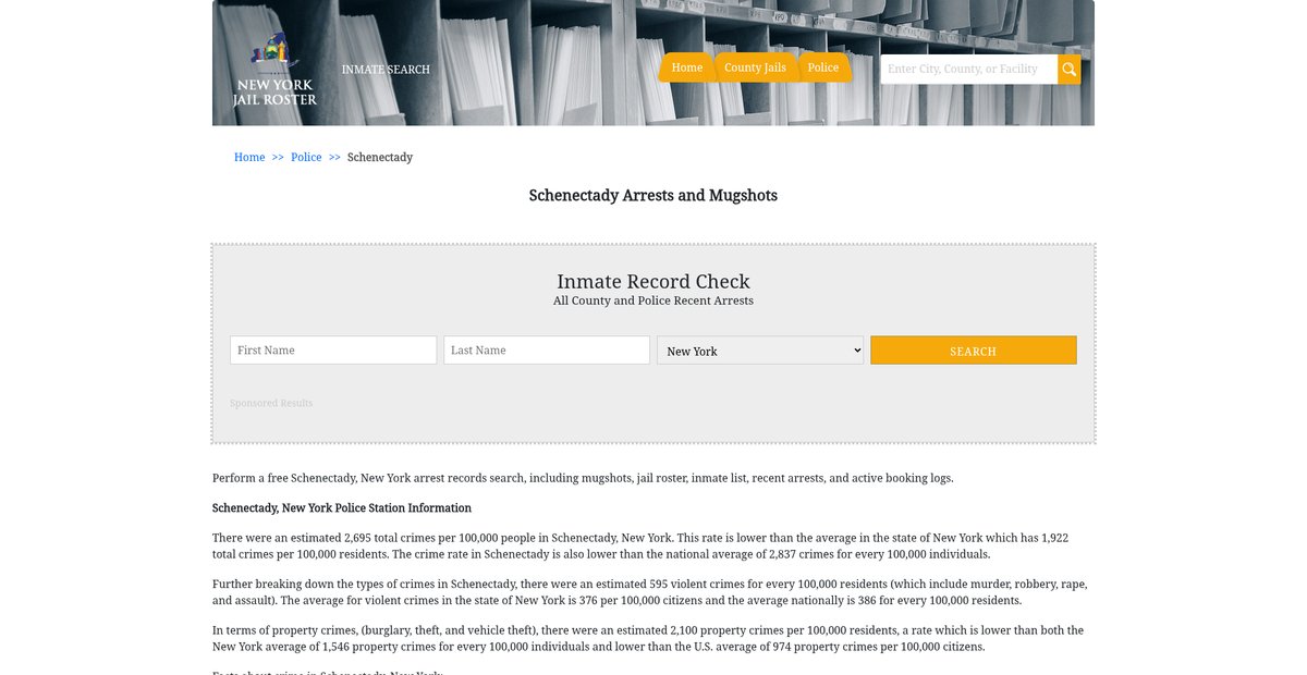 Preview of newyorkjailroster.com