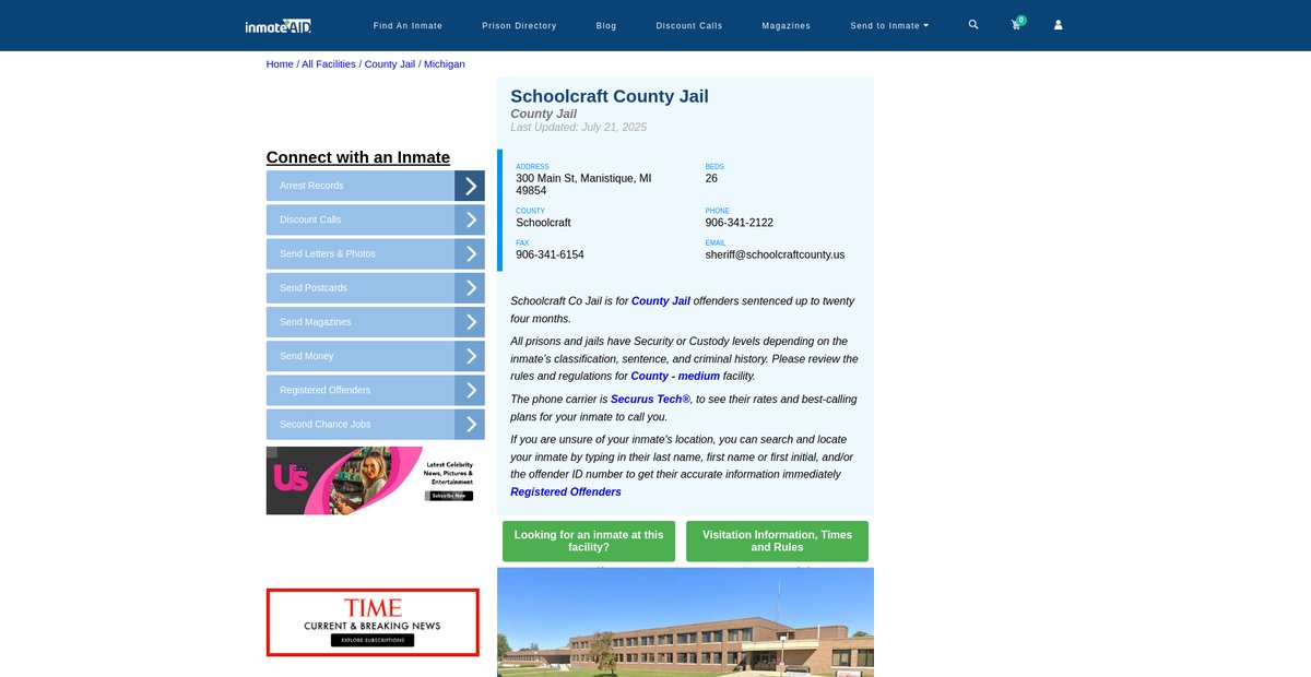 Preview of inmateaid.com