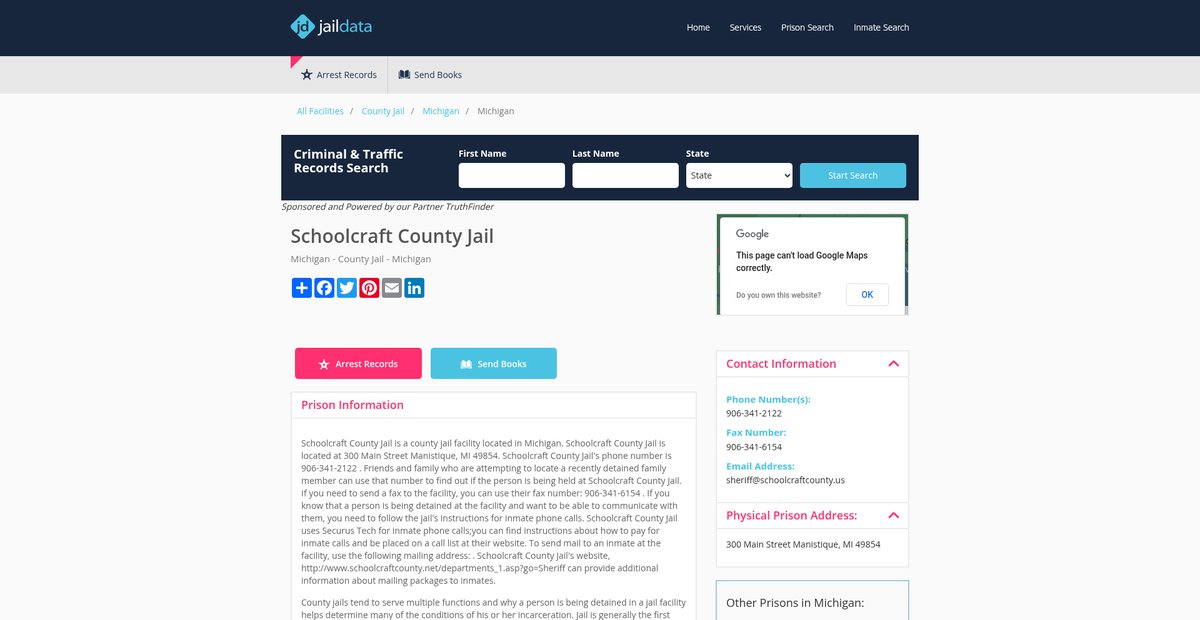 Preview of jaildata.com