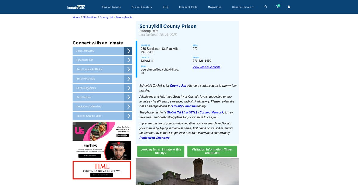 Preview of inmateaid.com