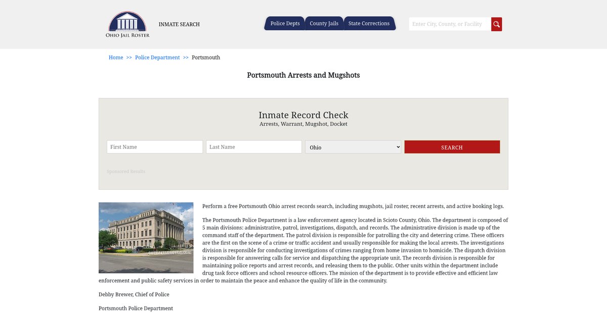 Preview of ohiojailroster.com