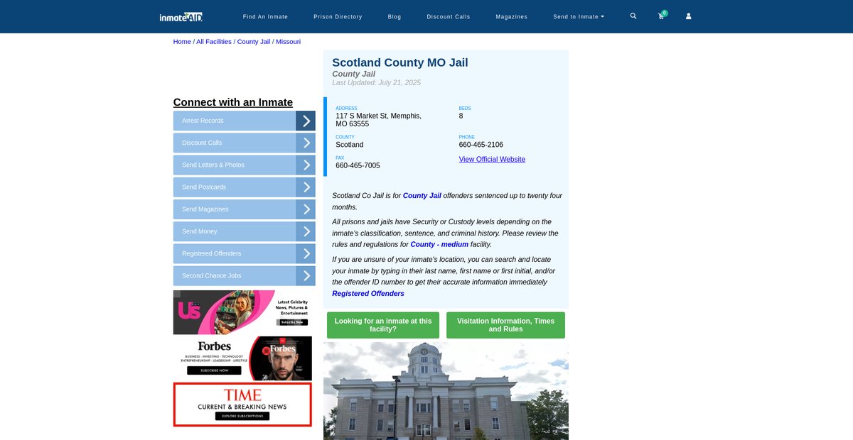 Preview of inmateaid.com