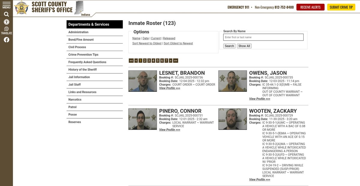 Preview of scottcountysheriff.org