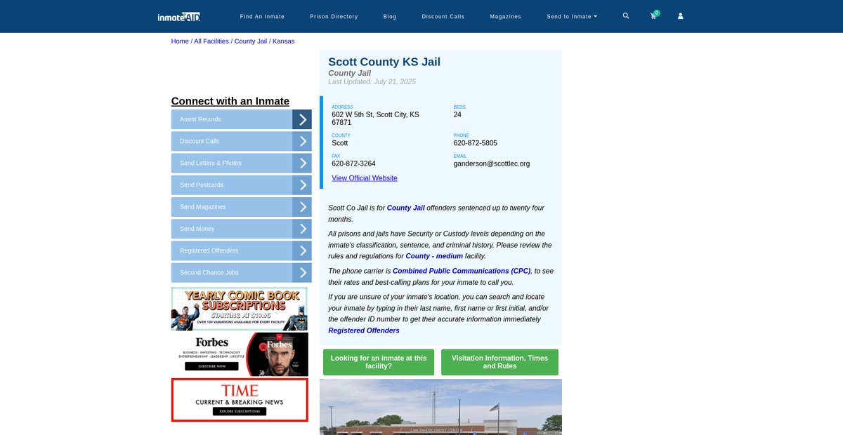 Preview of inmateaid.com