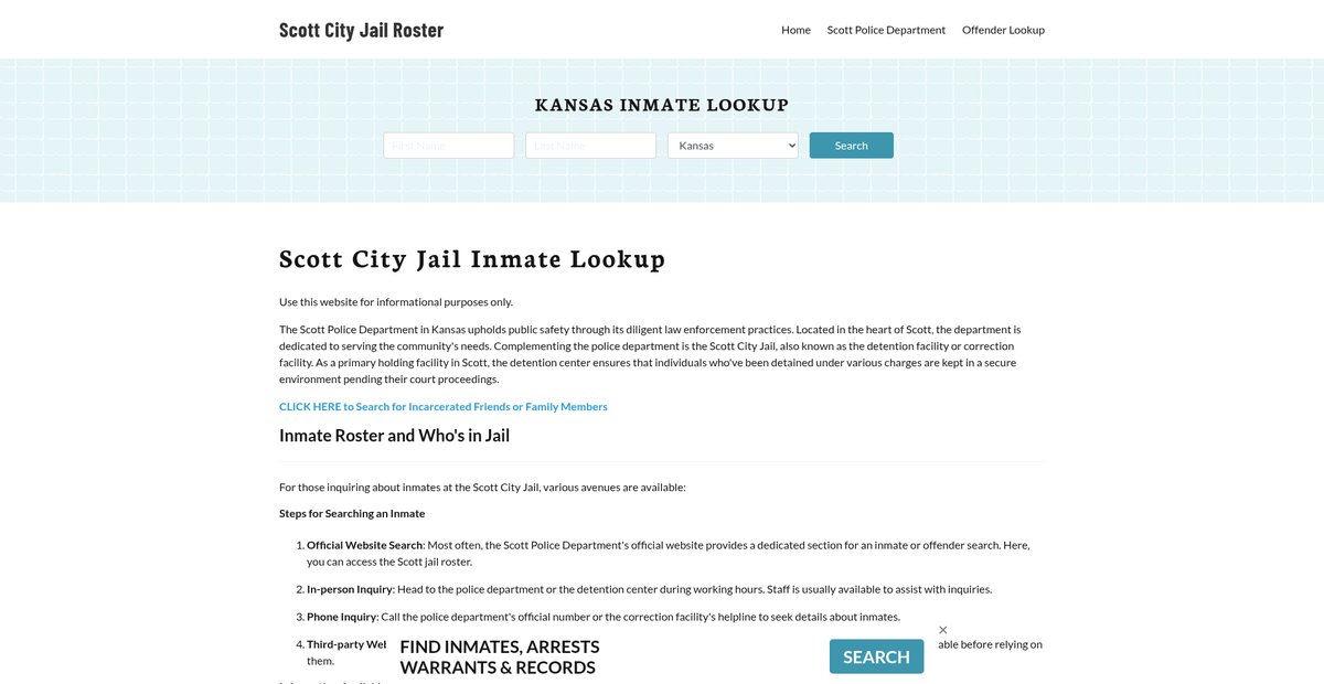 Preview of scottcityjail.org