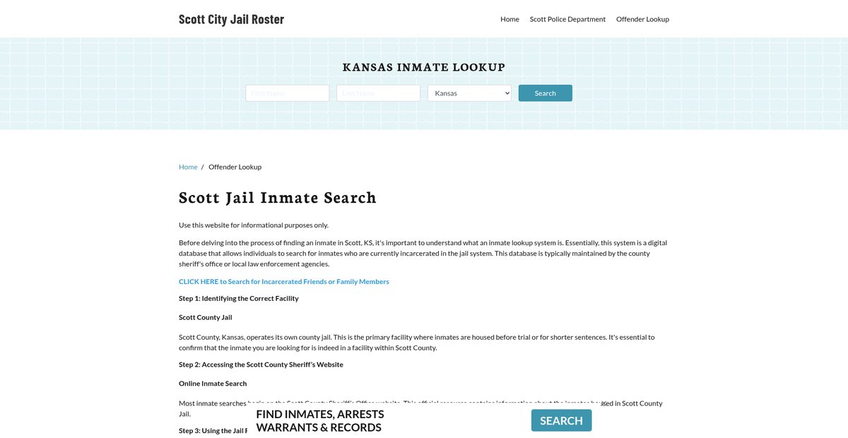 Preview of scottcityjail.org