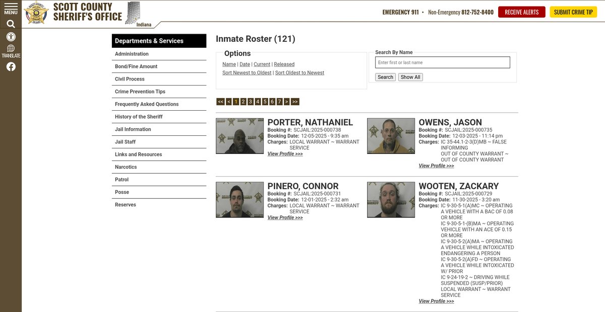 Preview of scottcountysheriff.org