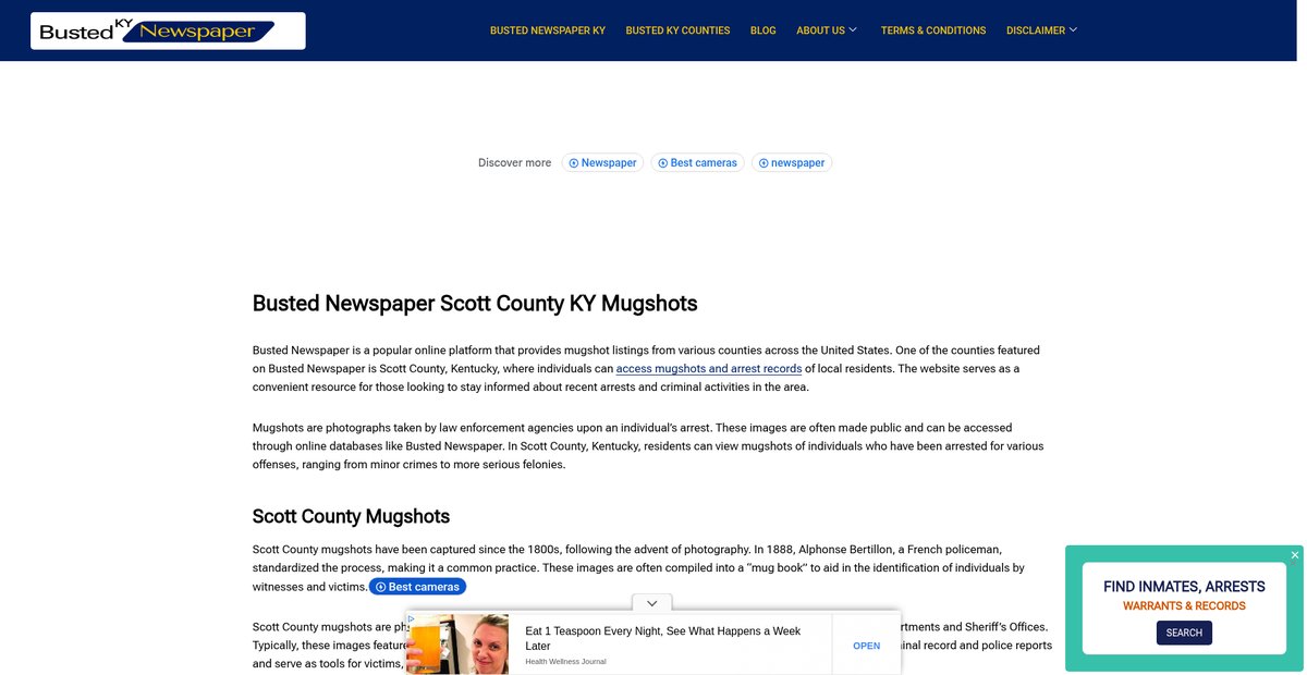 Preview of bustednewspaper-ky.com