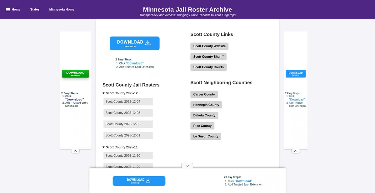 Preview of jailrosters.org