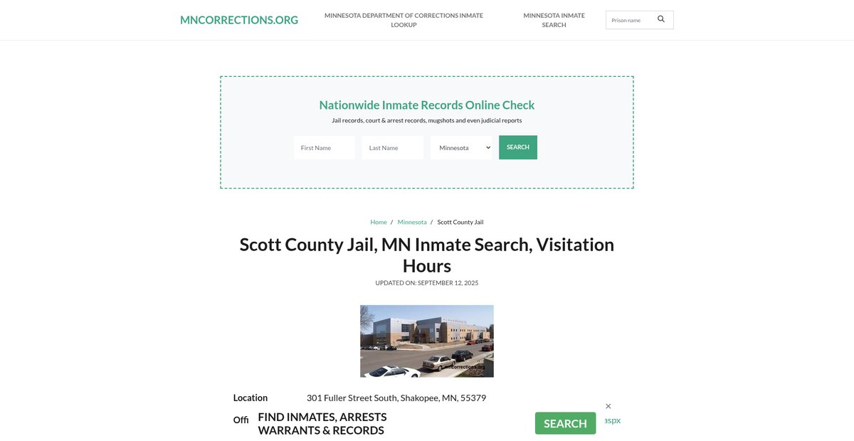 Preview of mncorrections.org