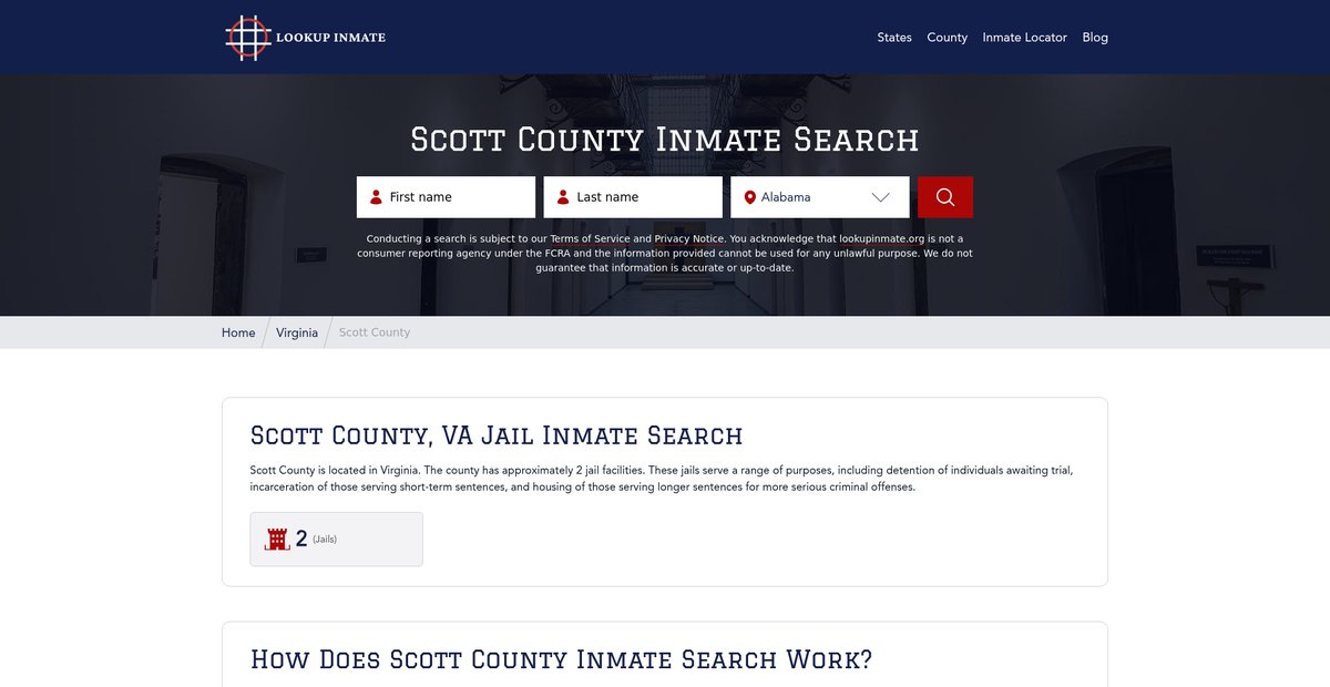 Preview of lookupinmate.org