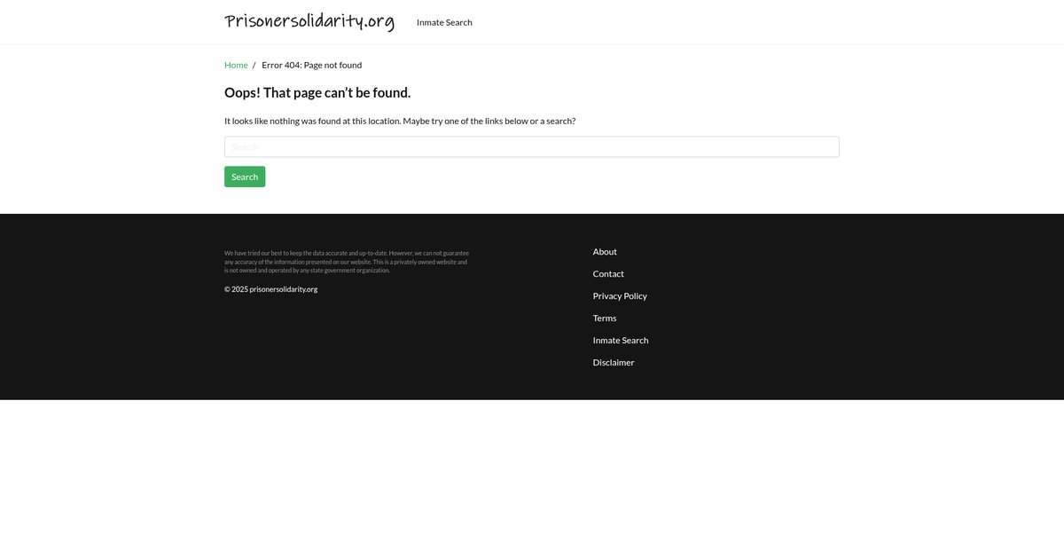 Preview of prisonersolidarity.org