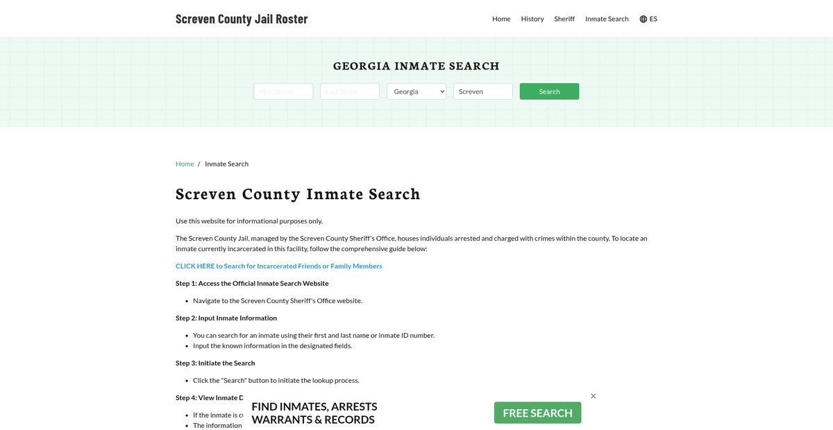 Preview of screvencountyjail.org