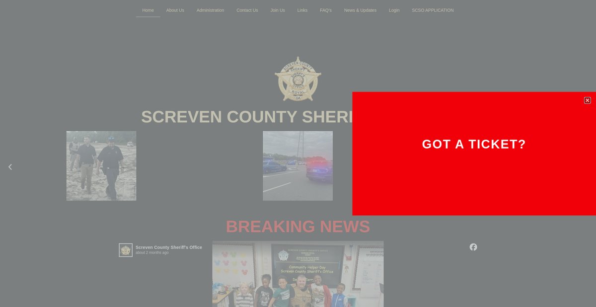 Preview of screvensheriff.org
