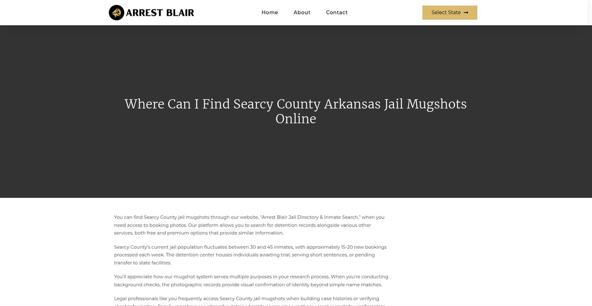 Preview of arrestblair.org