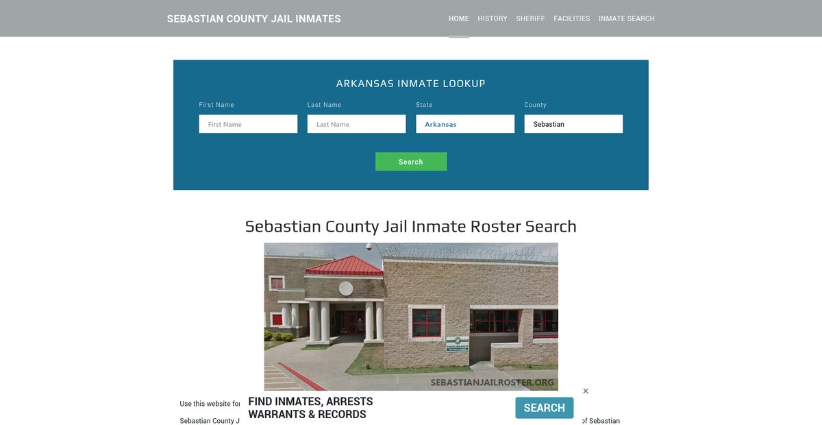 Preview of sebastianjailroster.org