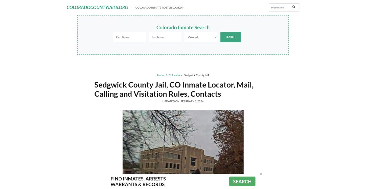 Preview of coloradocountyjails.org