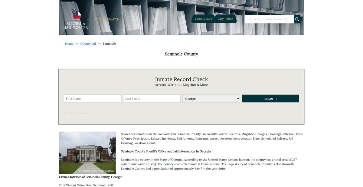 Preview of georgiajailroster.com