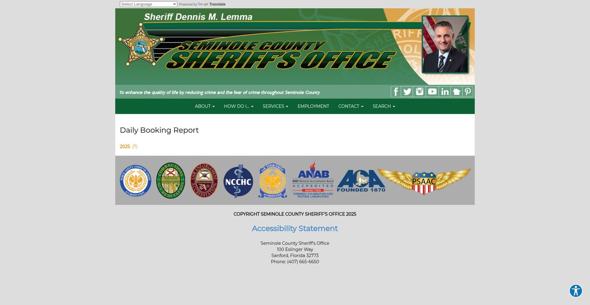 Preview of seminolesheriff.org