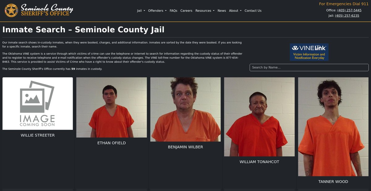 Preview of seminolecosheriff.com