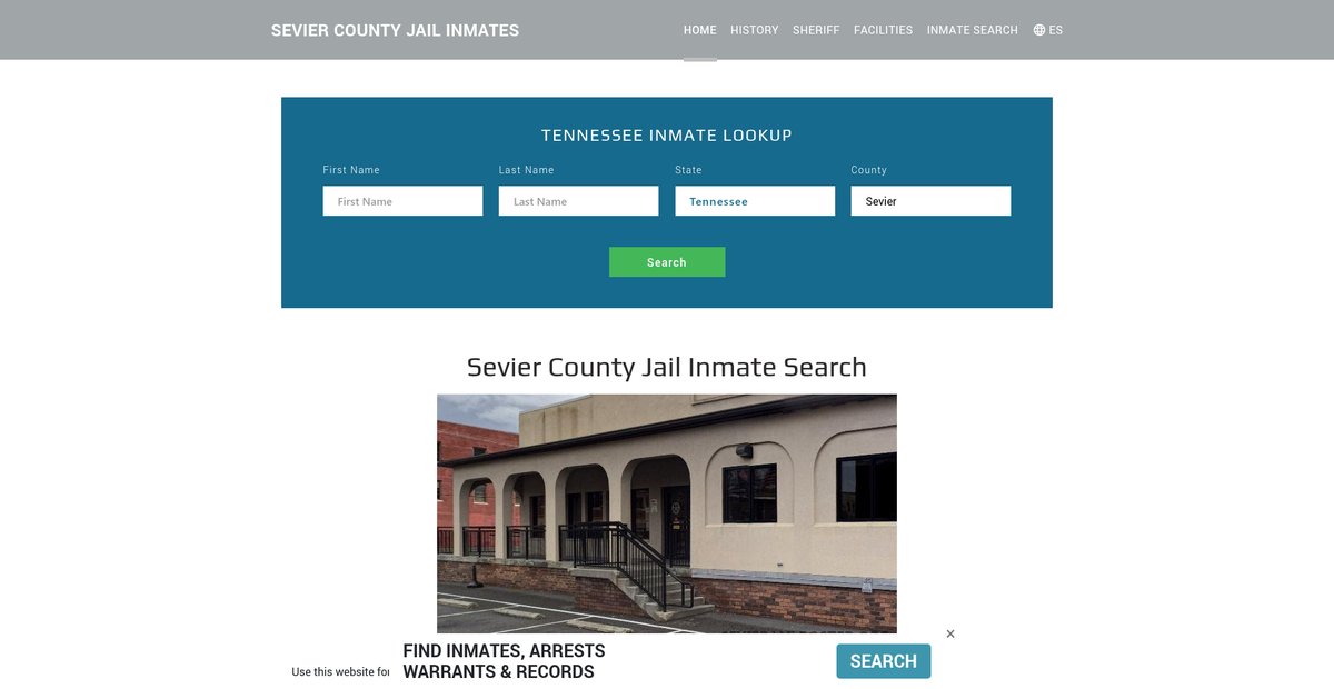 Preview of sevierjailroster.org