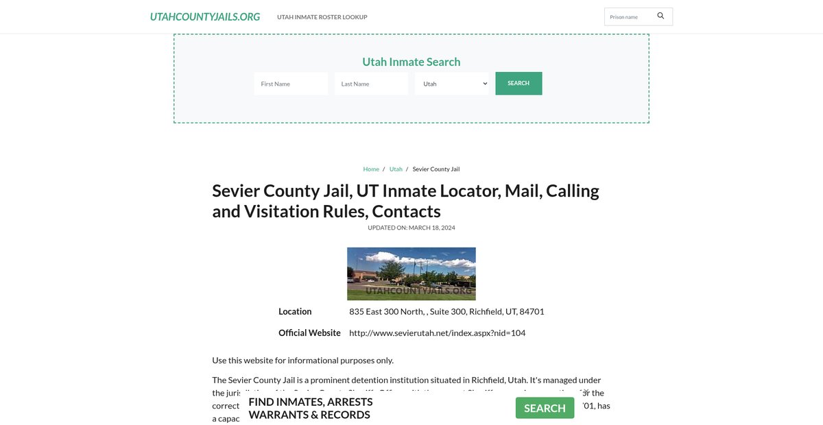 Preview of utahcountyjails.org