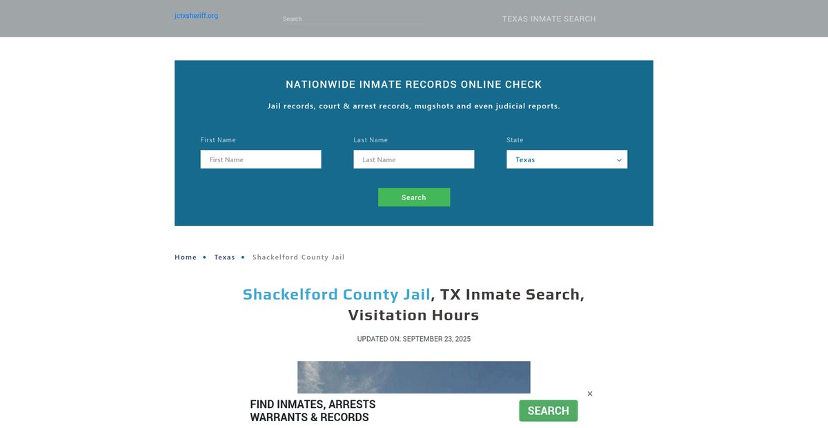 Preview of jctxsheriff.org