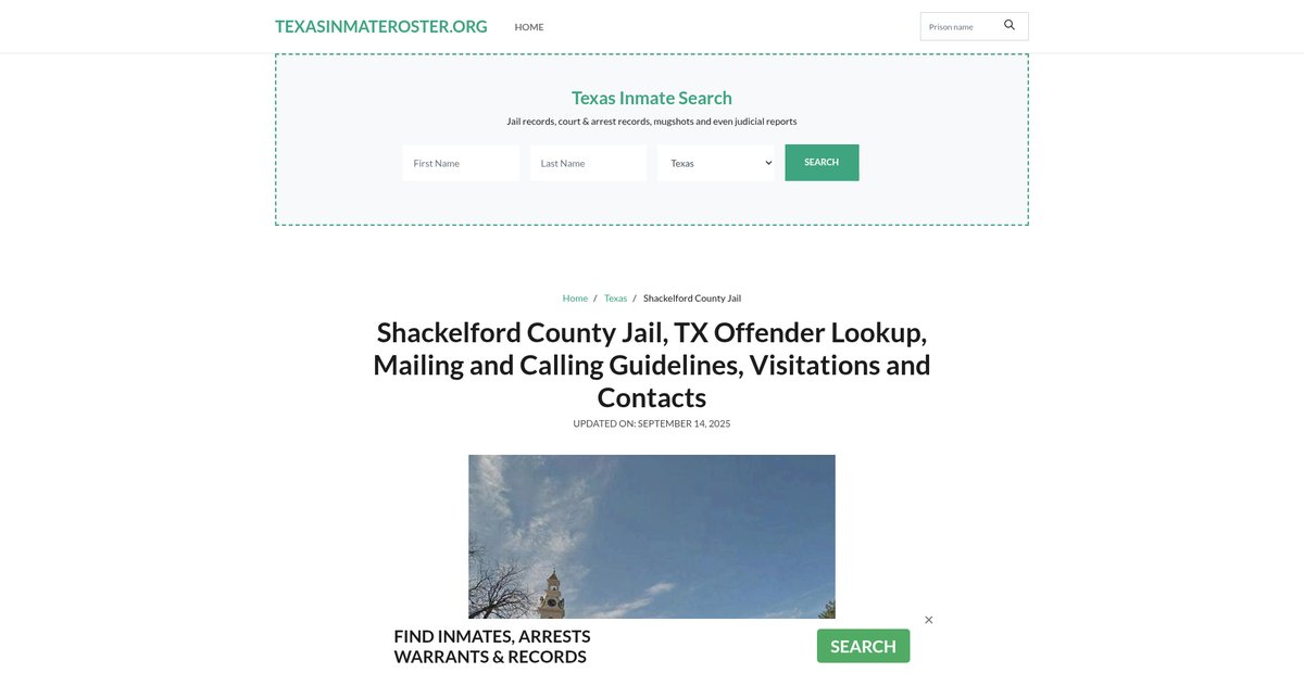 Preview of texasinmateroster.org