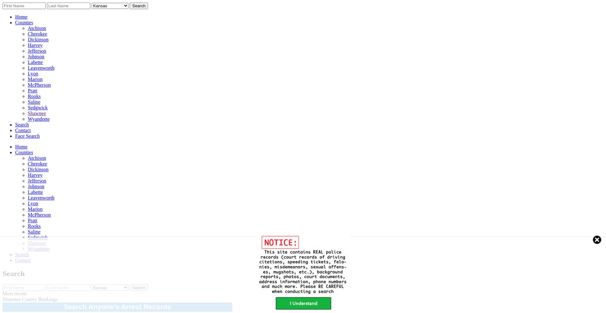 Preview of kansas.arrests.org