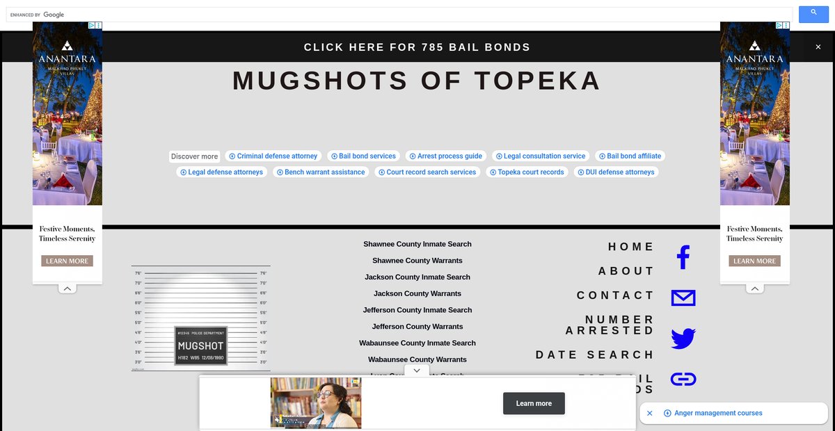 Preview of mugshotstopeka.com