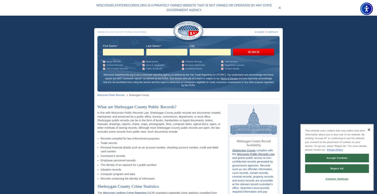 Preview of wisconsin.staterecords.org